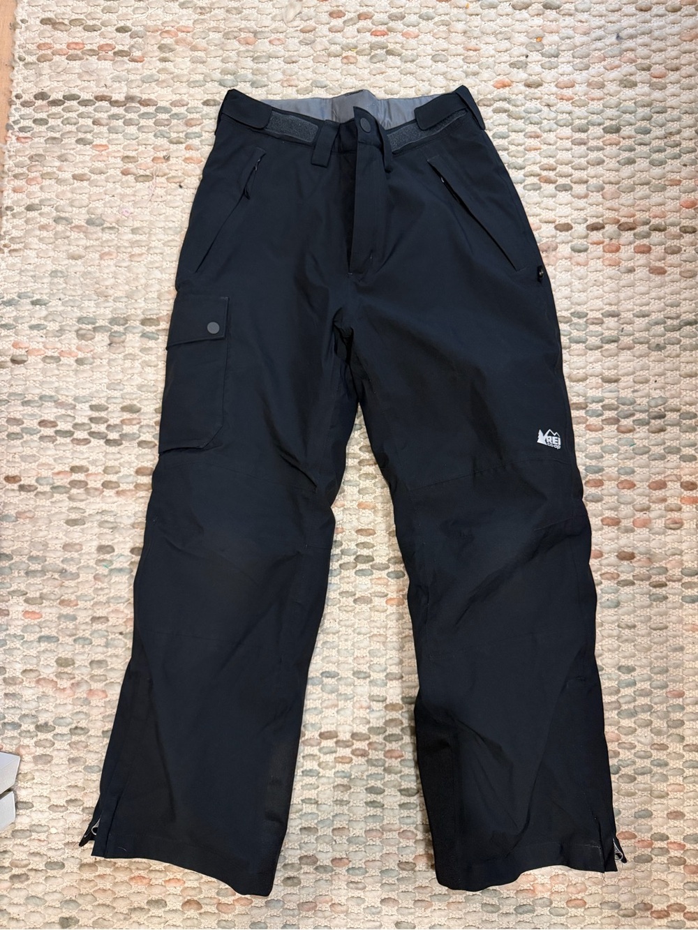 REI Black Kids Cargo Snow Pants